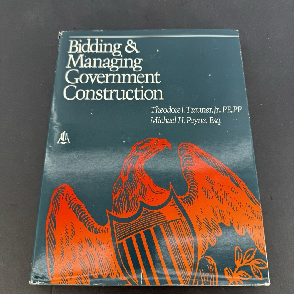 Bidding & Managing Government Construction 1988 HC Trauner Payne R.S. Means